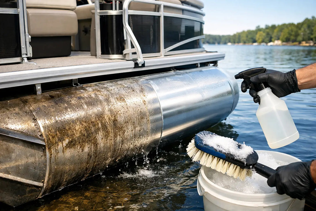 Pontoon Aluminum Cleaner That Cuts Lake Grime