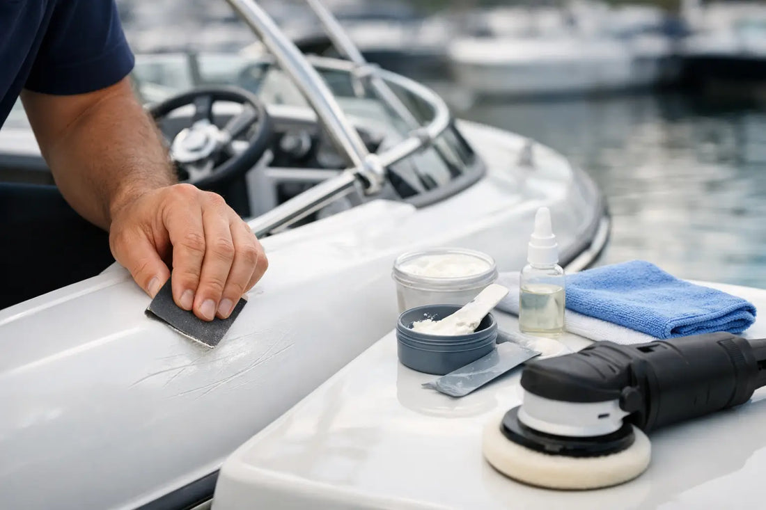 How to Repair Gelcoat Scratches on a Boat