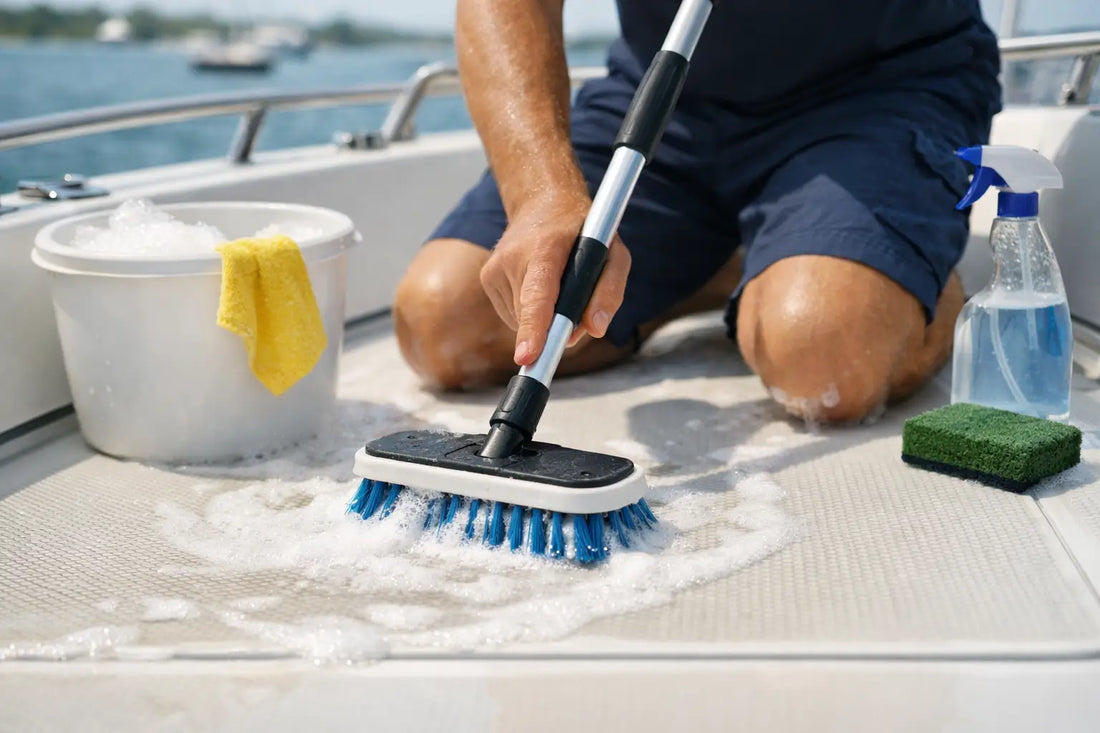 How to Clean a Non Skid Boat Deck Right