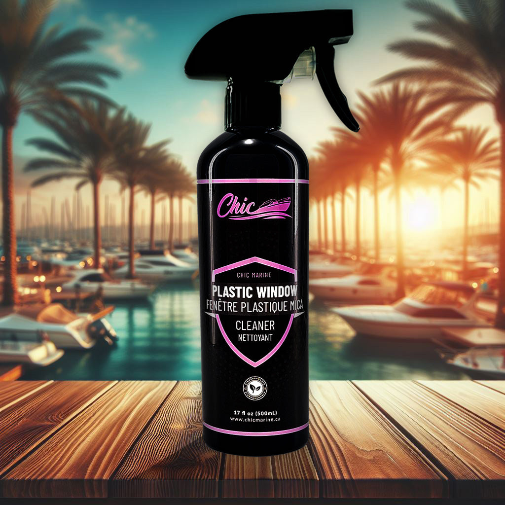 Nettoyant fenêtre de plastique mica et gazebo par Chic Marine