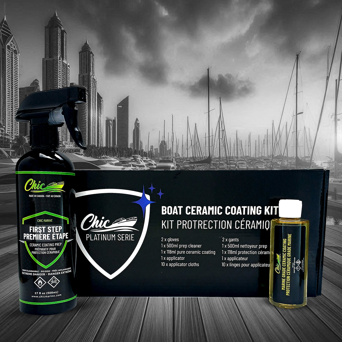 Boat Ceramic Coating Kit