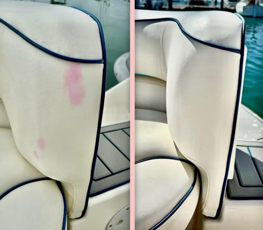 Pink Mold Boat Seats